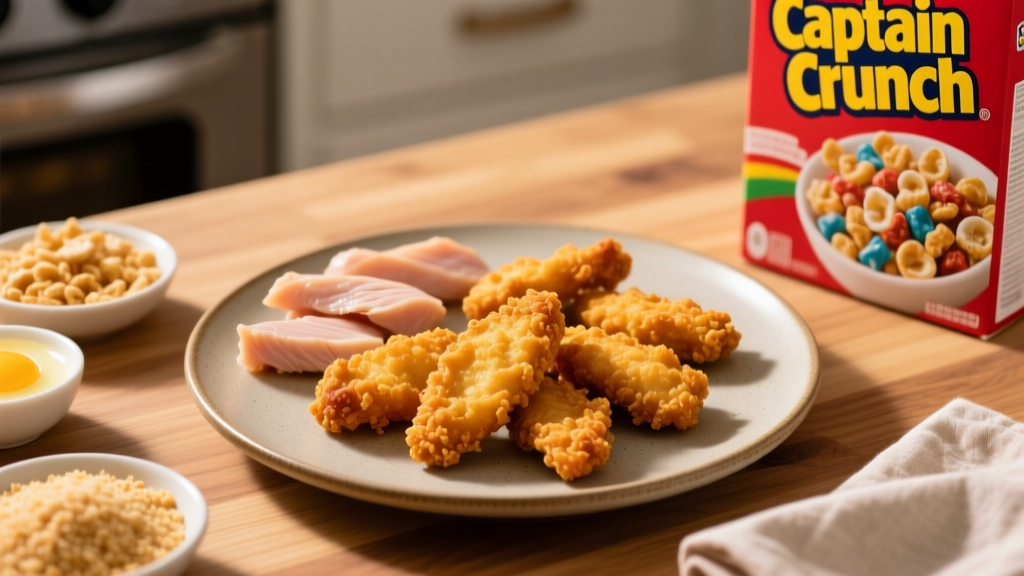 Captain Crunch Chicken Tenders in Air Fryer (Crispy!)