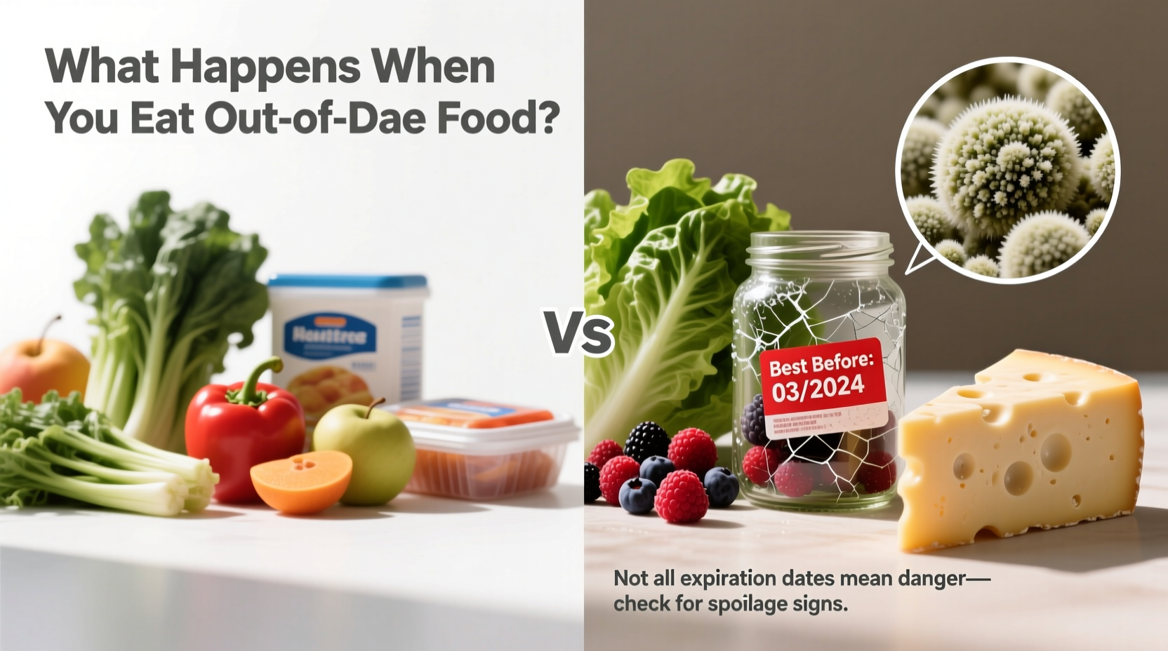 what happens when you eat out of date food