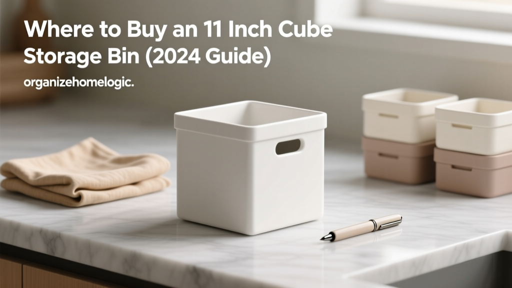 Where to Buy an 11 Inch Cube Storage Bin (2024 Guide)