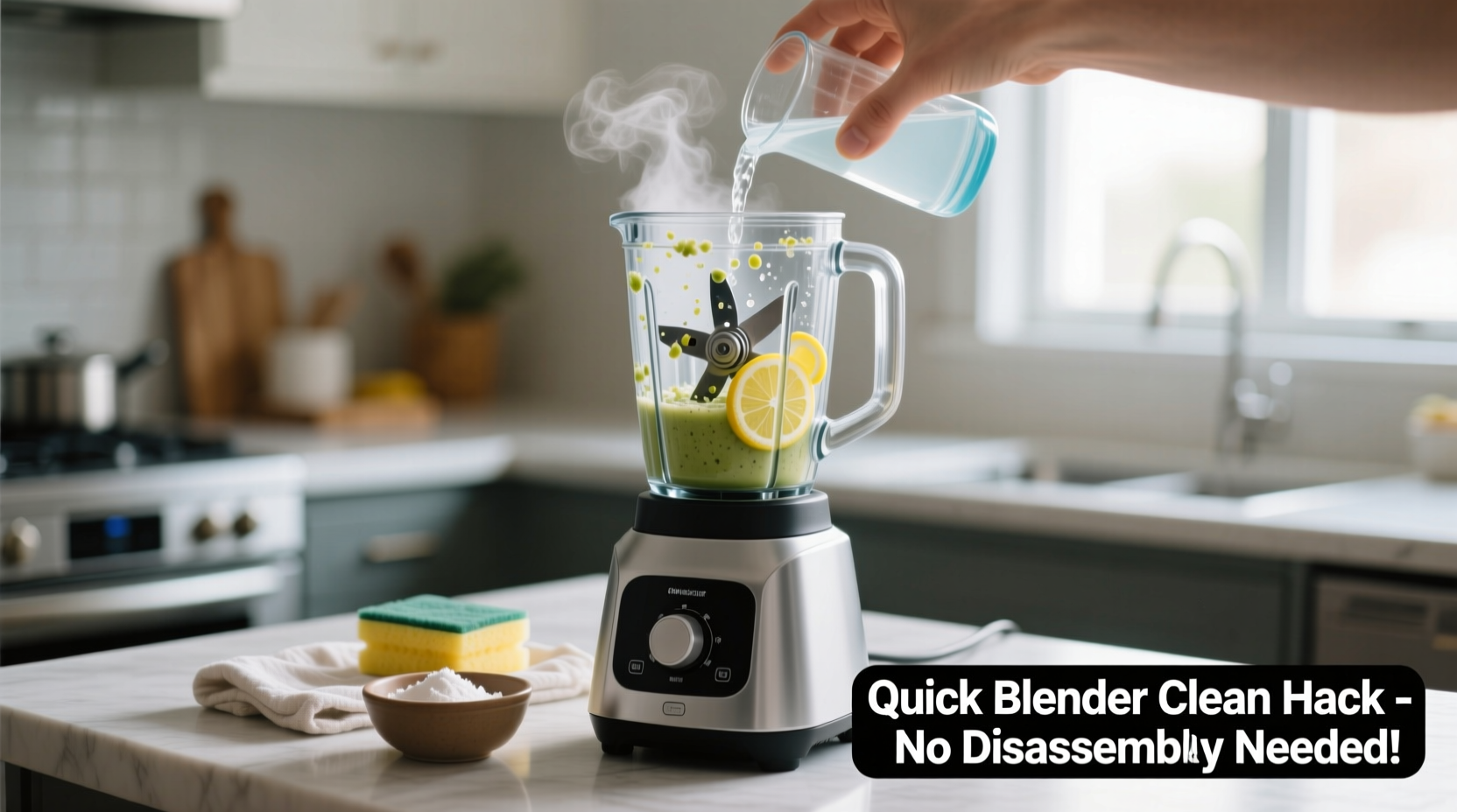 how to clean a blender without disassembling it quick tricks for daily use