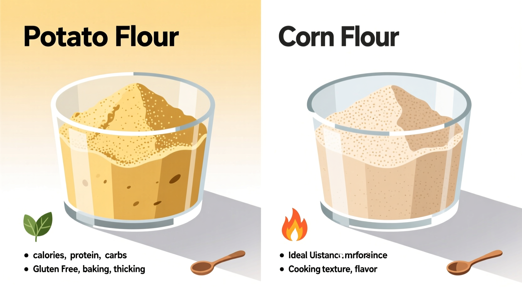 Potato Flour vs Corn Flour: Key Differences & Best Uses