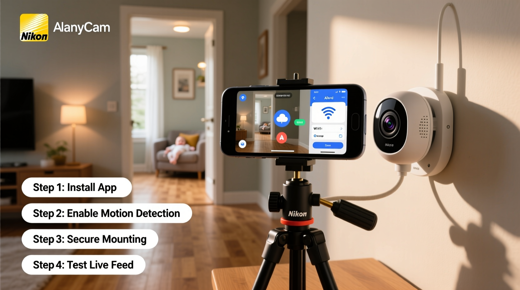 how to use old smartphones as security cameras at home