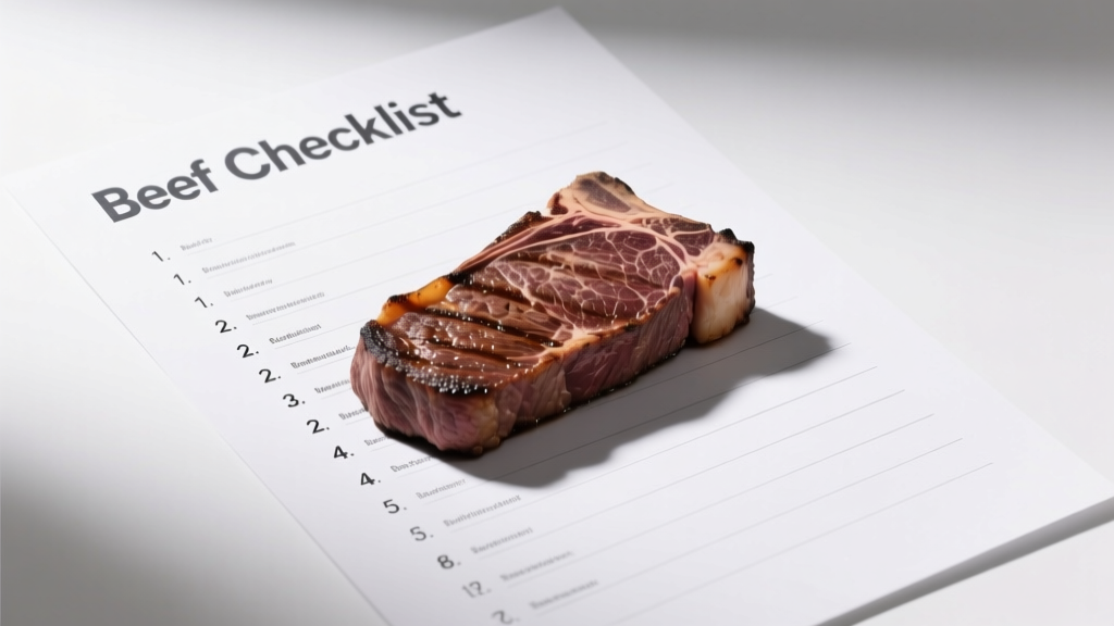 The Beef Checklist: Select, Store, Prep, and Cook