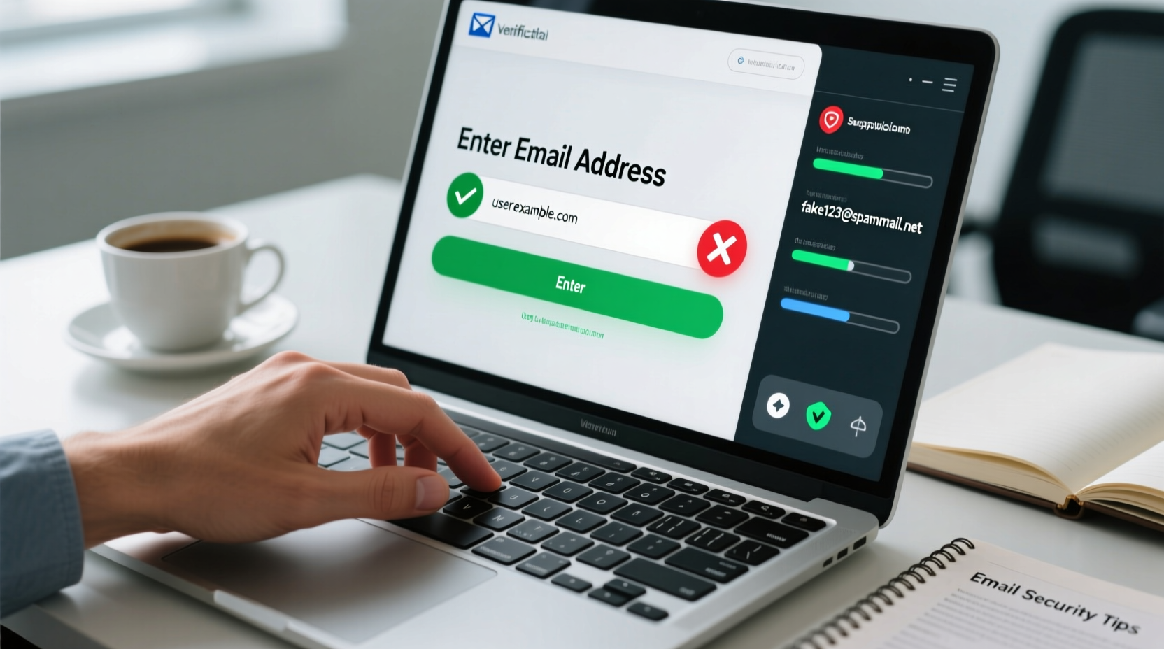 how to verify if an email address is real or fake
