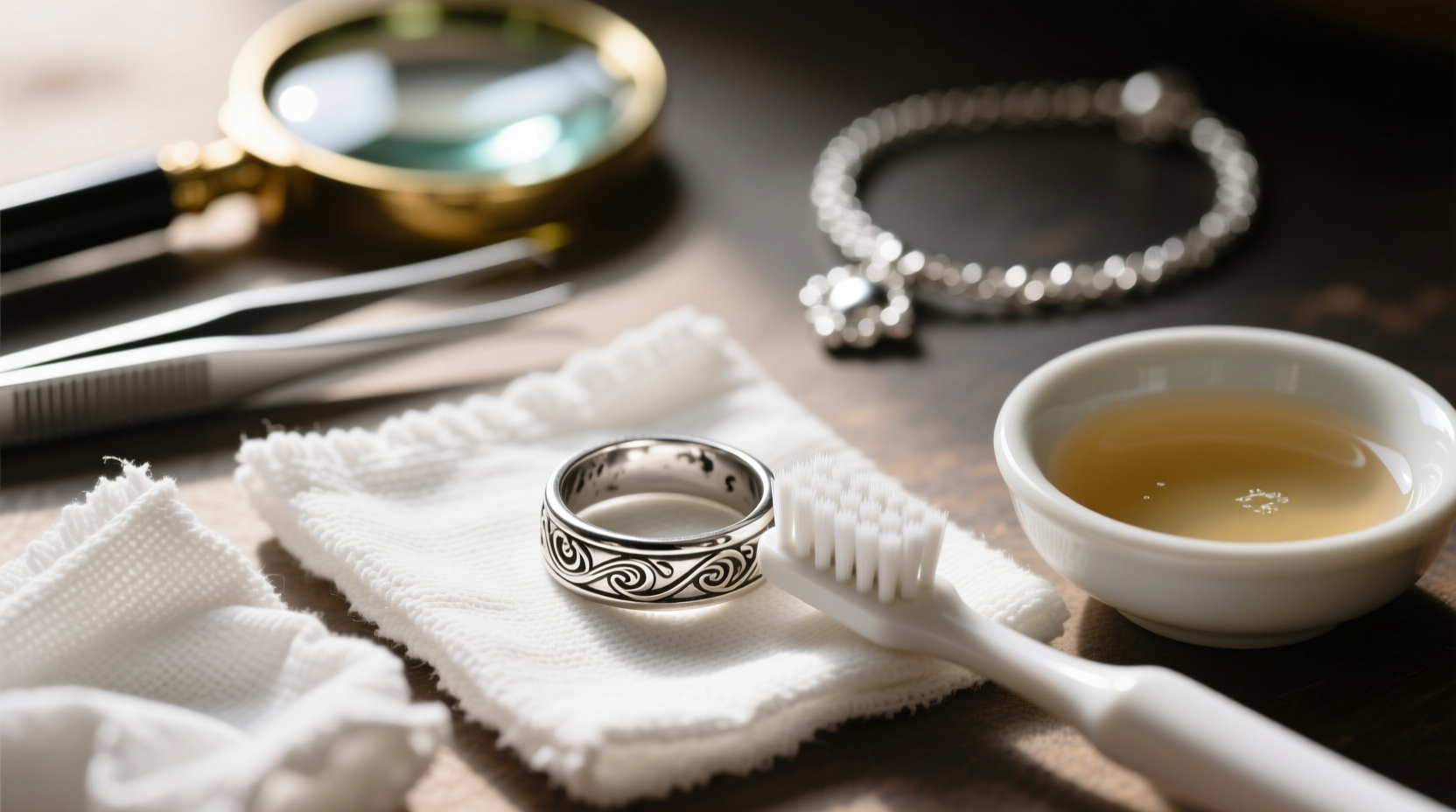 how to clean silver jewelry
