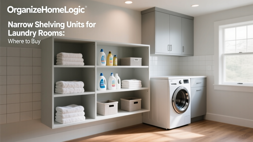 Narrow Shelving Units for Laundry Rooms: Where to Buy
