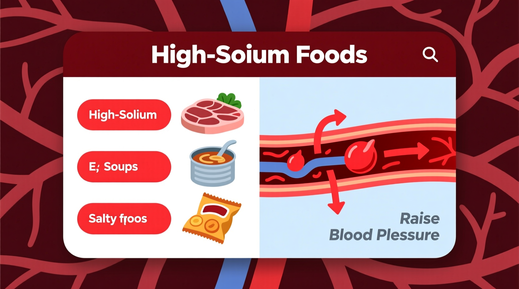 what foods raise blood pressure