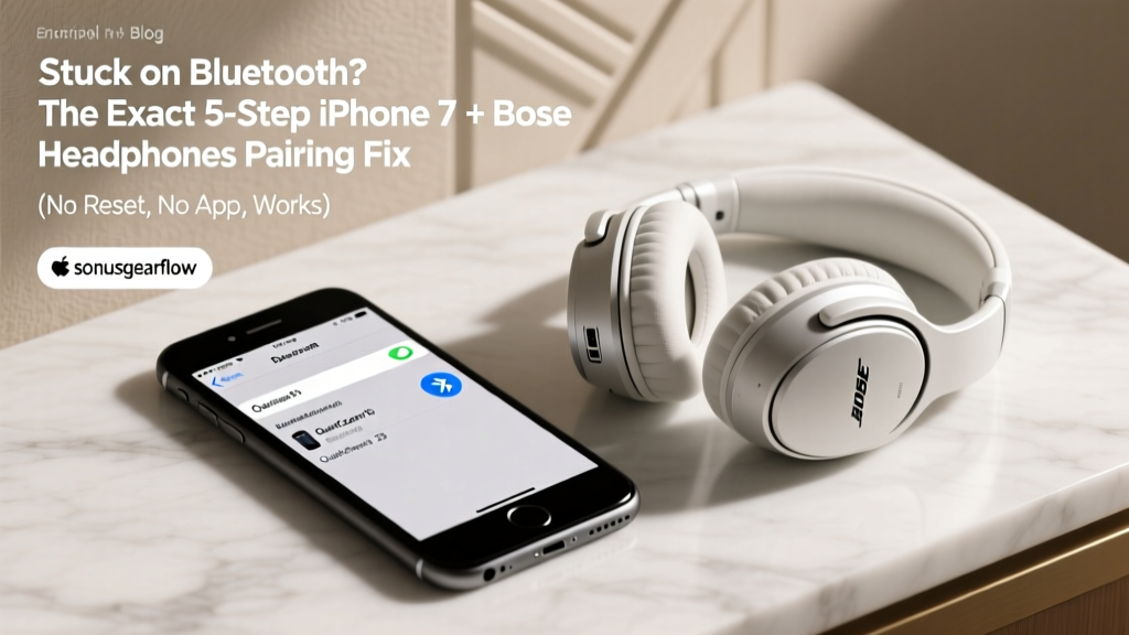 iPhone 7 Bose Pairing Fix (2026)