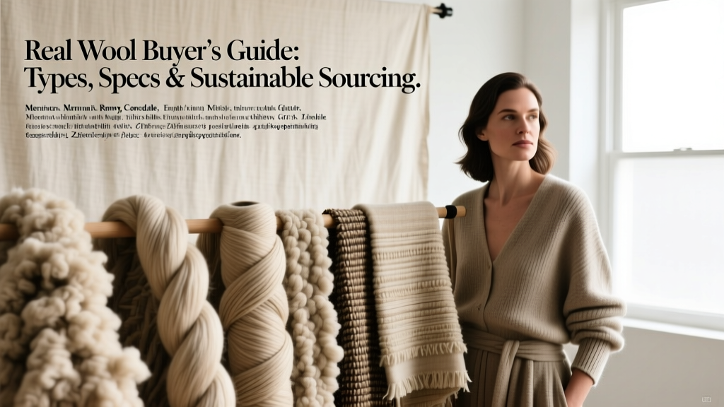 Real Wool Buyer’s Guide: Types, Specs & Sustainable Sourcing