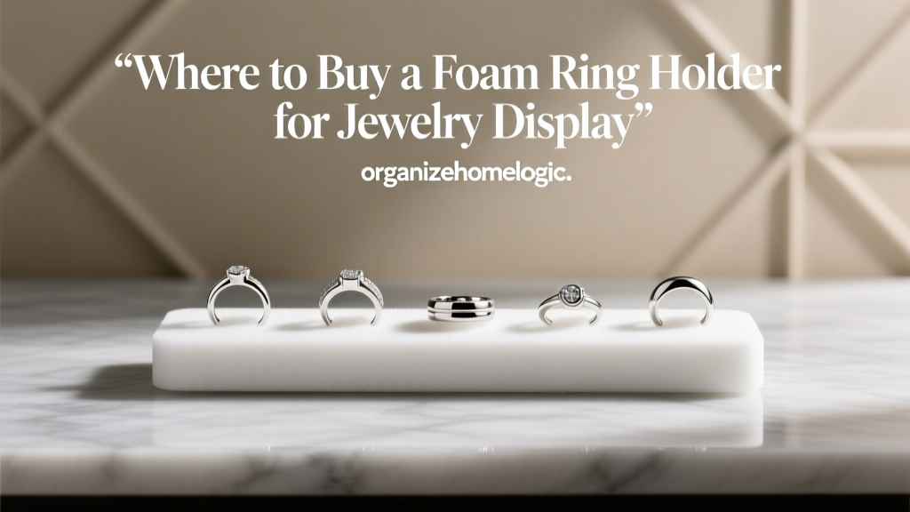 Where to Buy a Foam Ring Holder for Jewelry Display