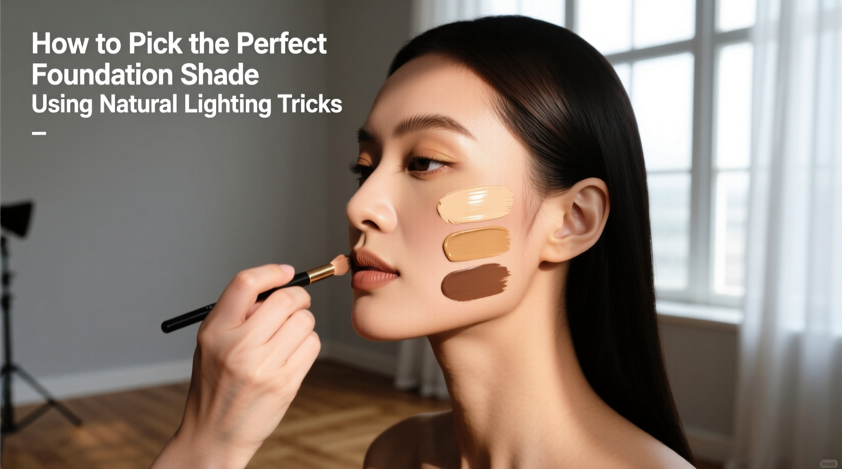 how to pick the perfect foundation shade using natural lighting tricks