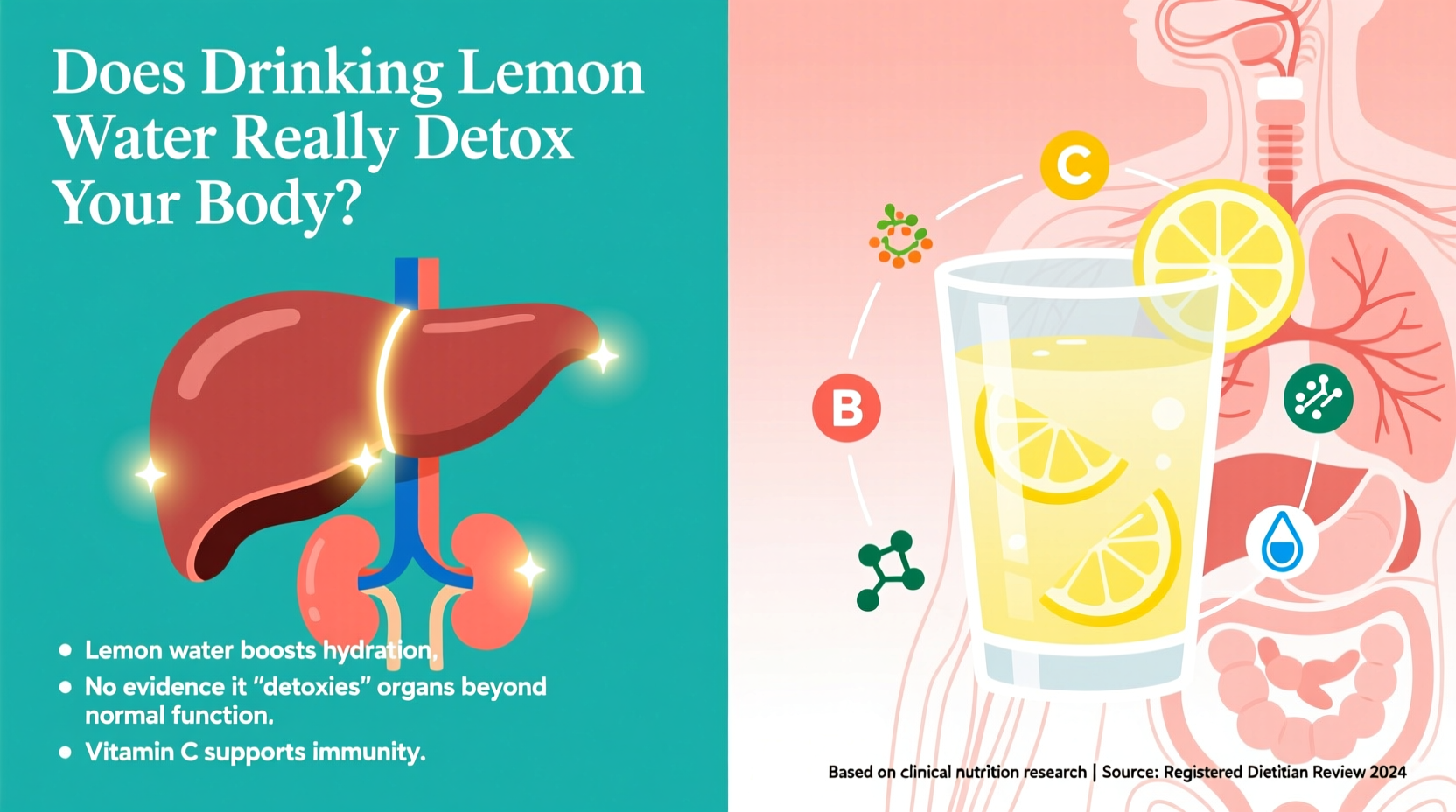 does drinking lemon water really detox your body nutritionist truth