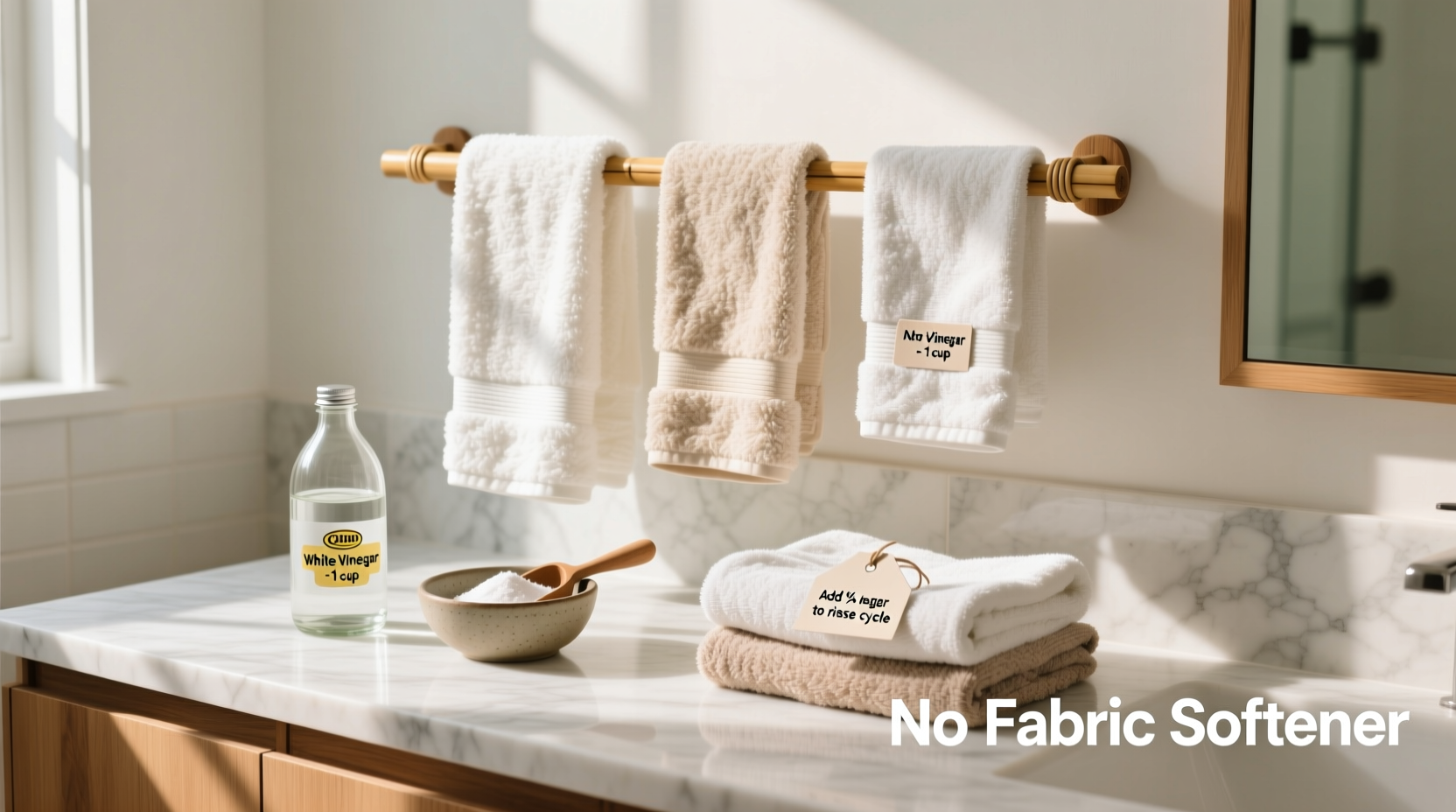 how to keep towels soft without using fabric softener hacks