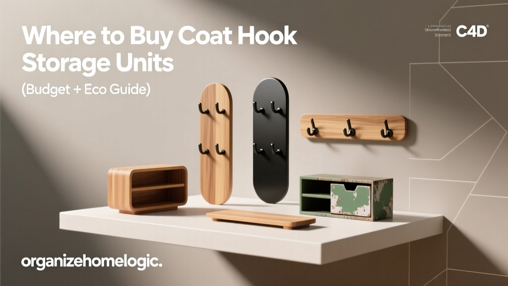 Where to Buy Coat Hook Storage Units (Budget + Eco Guide)