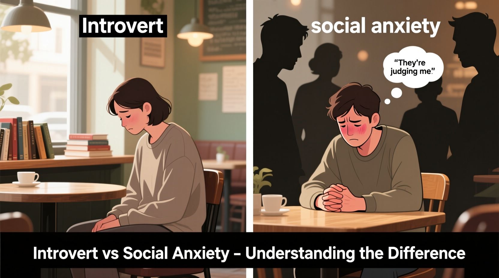 introvert vs social anxiety understanding the difference for better socializing