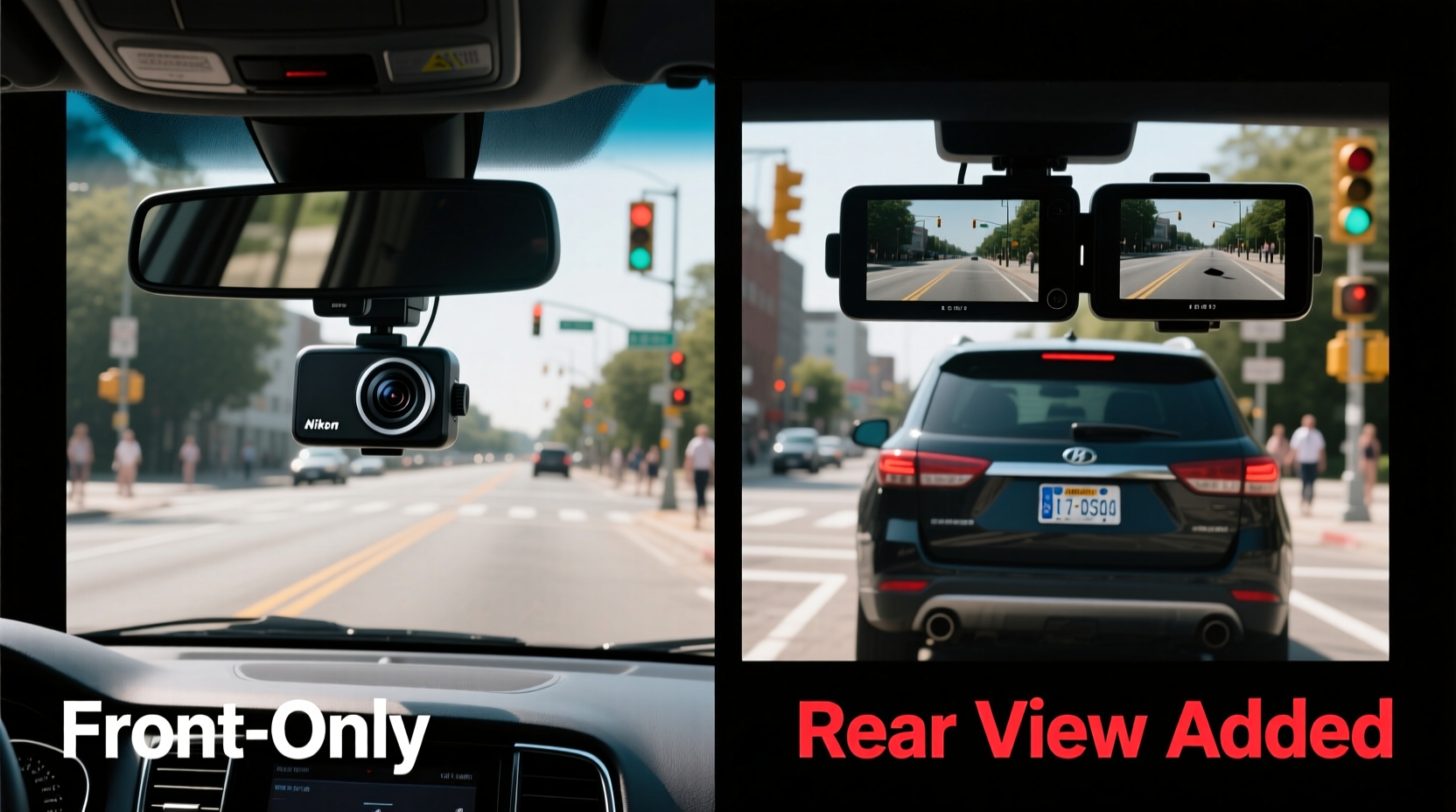 dash cams with rear view vs front only is the extra coverage necessary