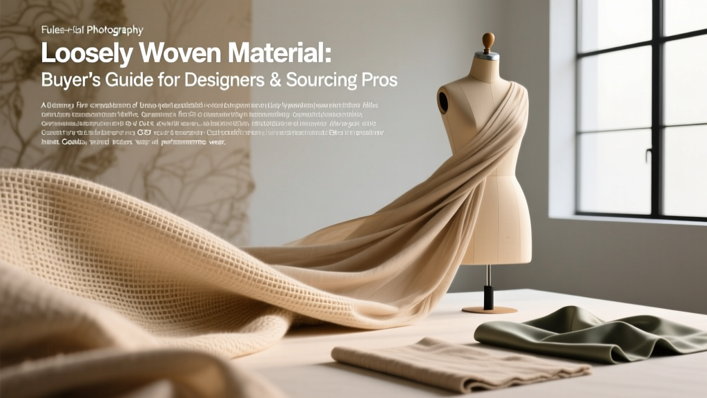 Loosely Woven Material: Buyer’s Guide for Designers & Sourcing Pros