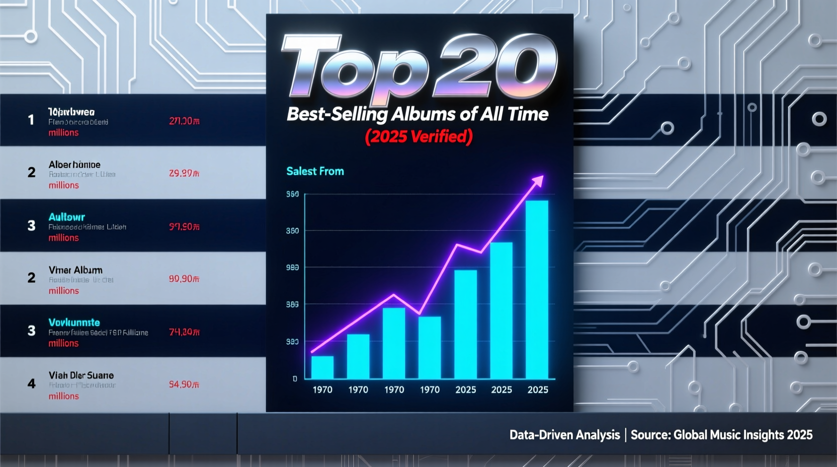 top 20 best selling albums of all time