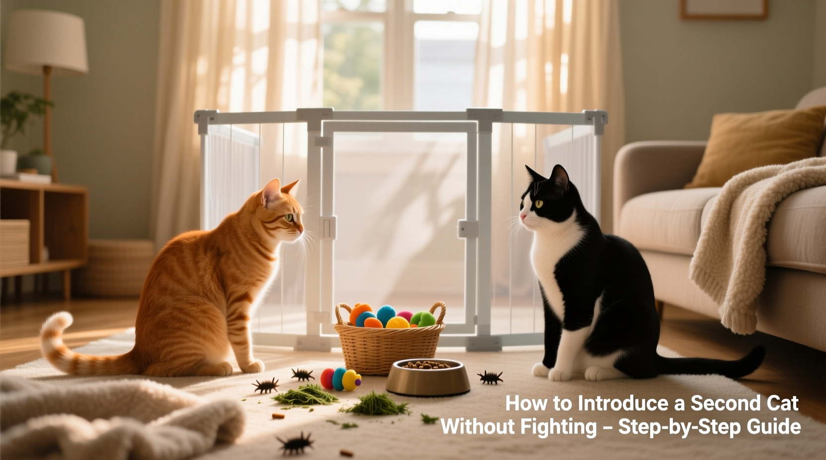 how to introduce a second cat without them fighting instantly