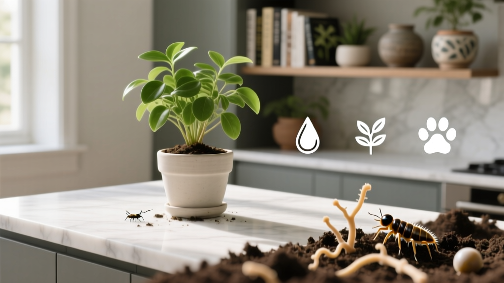 How to Get Rid of Small Insects in Indoor Plants Soil