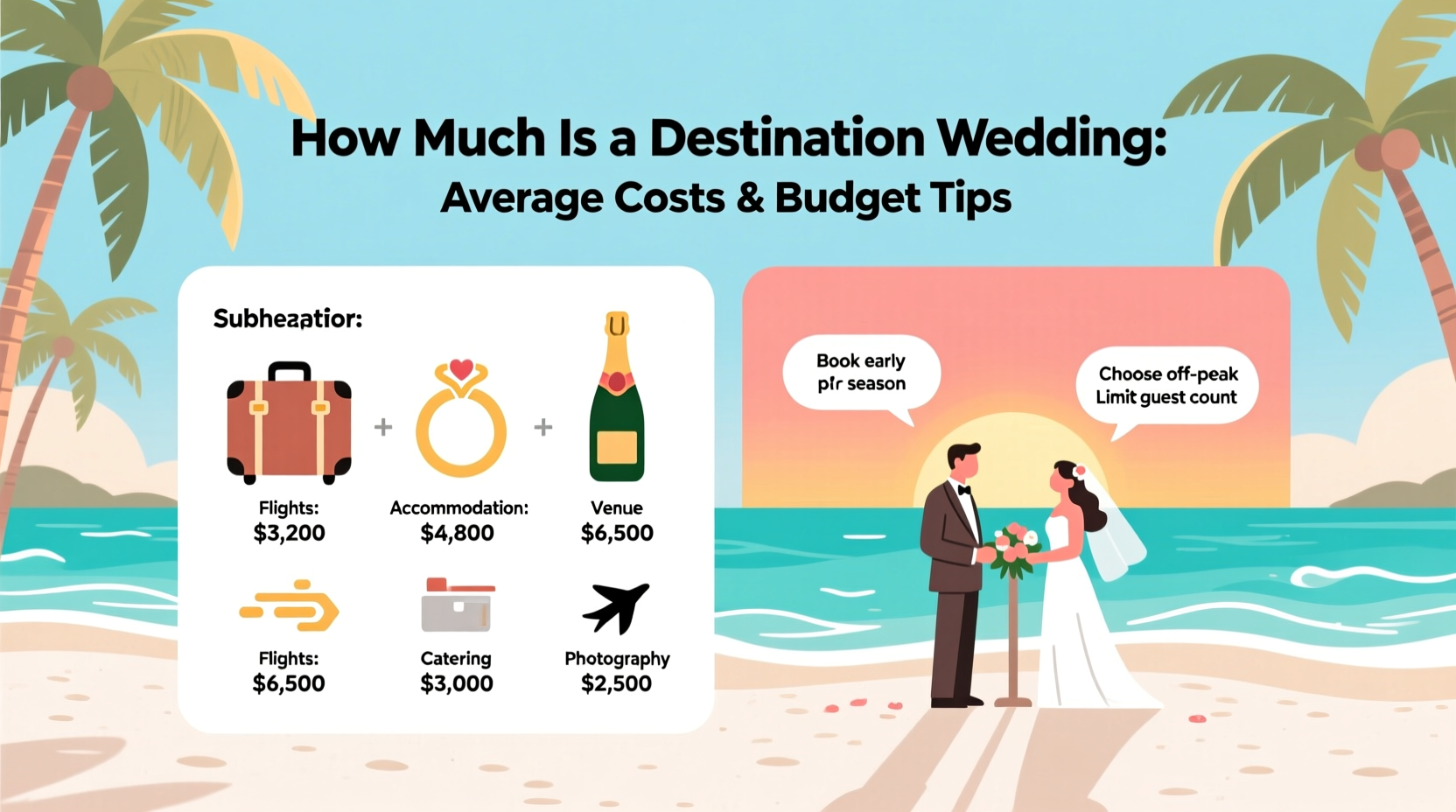 how much is a destination wedding
