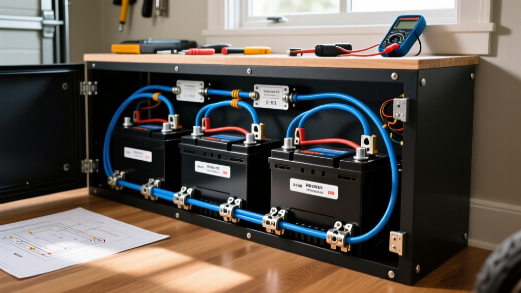 Complete Battery Wiring Diagram for 48 Volt Golf Cart Setups
