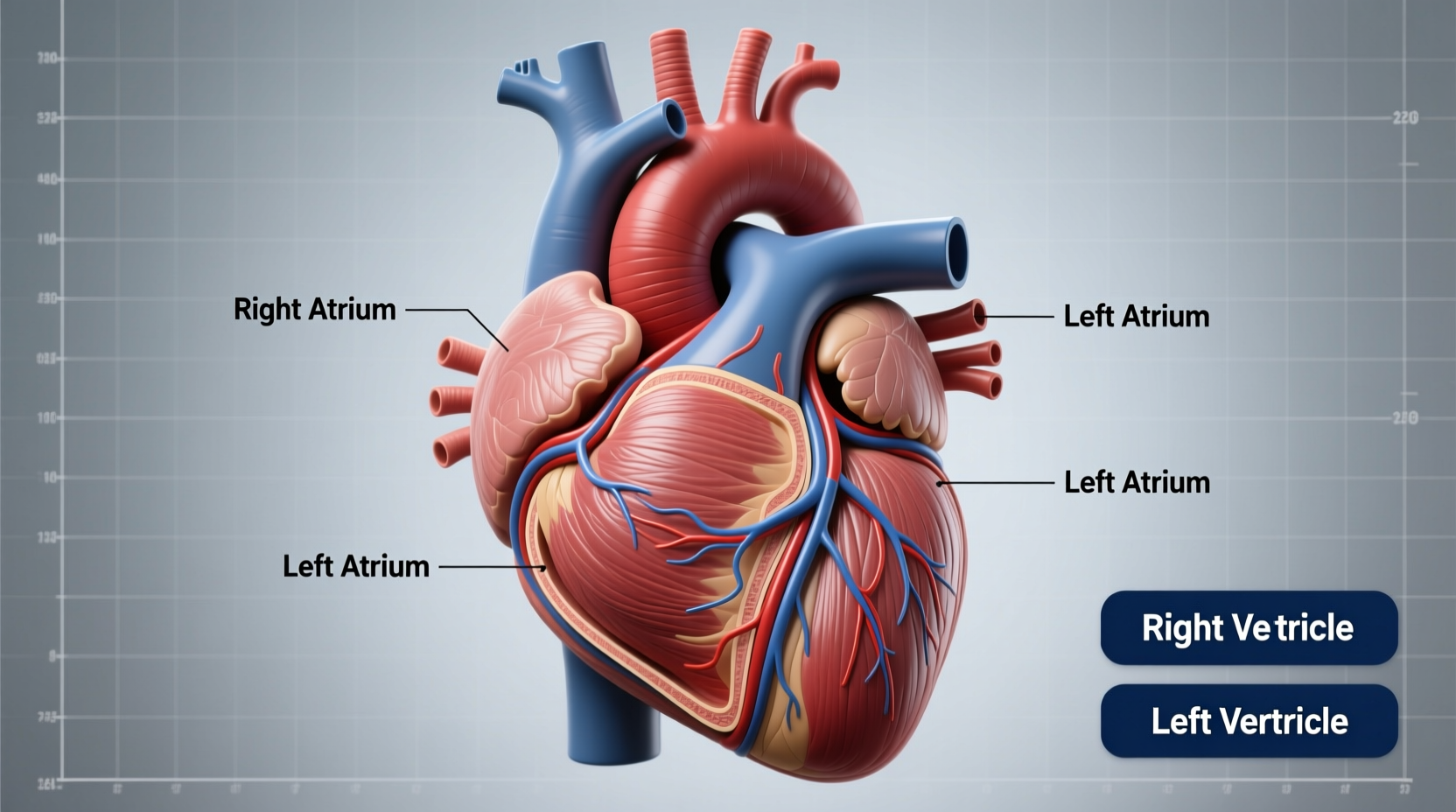 how many chambers does a bird heart have