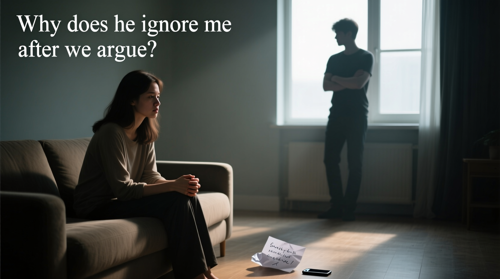 why does my boyfriend ignore me after we argue psychological insights