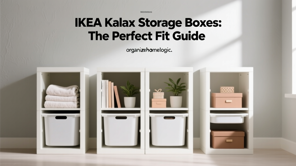 IKEA Kallax Storage Boxes: The Perfect Fit Guide
