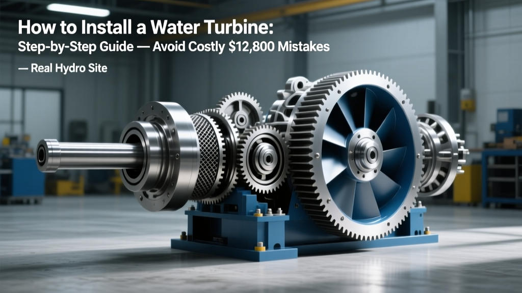 Water Turbine Installation Guide: Avoid $12,800 Mistakes