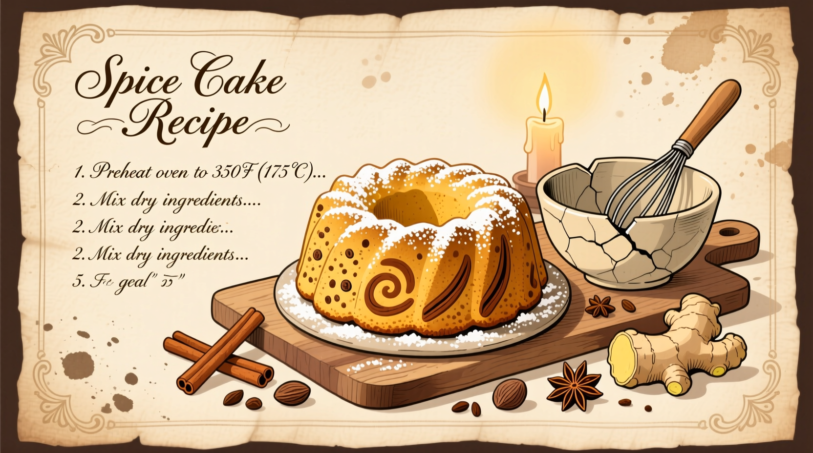 recipe for spice cake