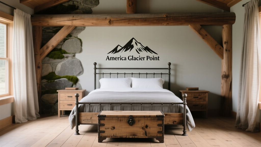 A America Glacier Point Bedroom Set Rustic Fixes