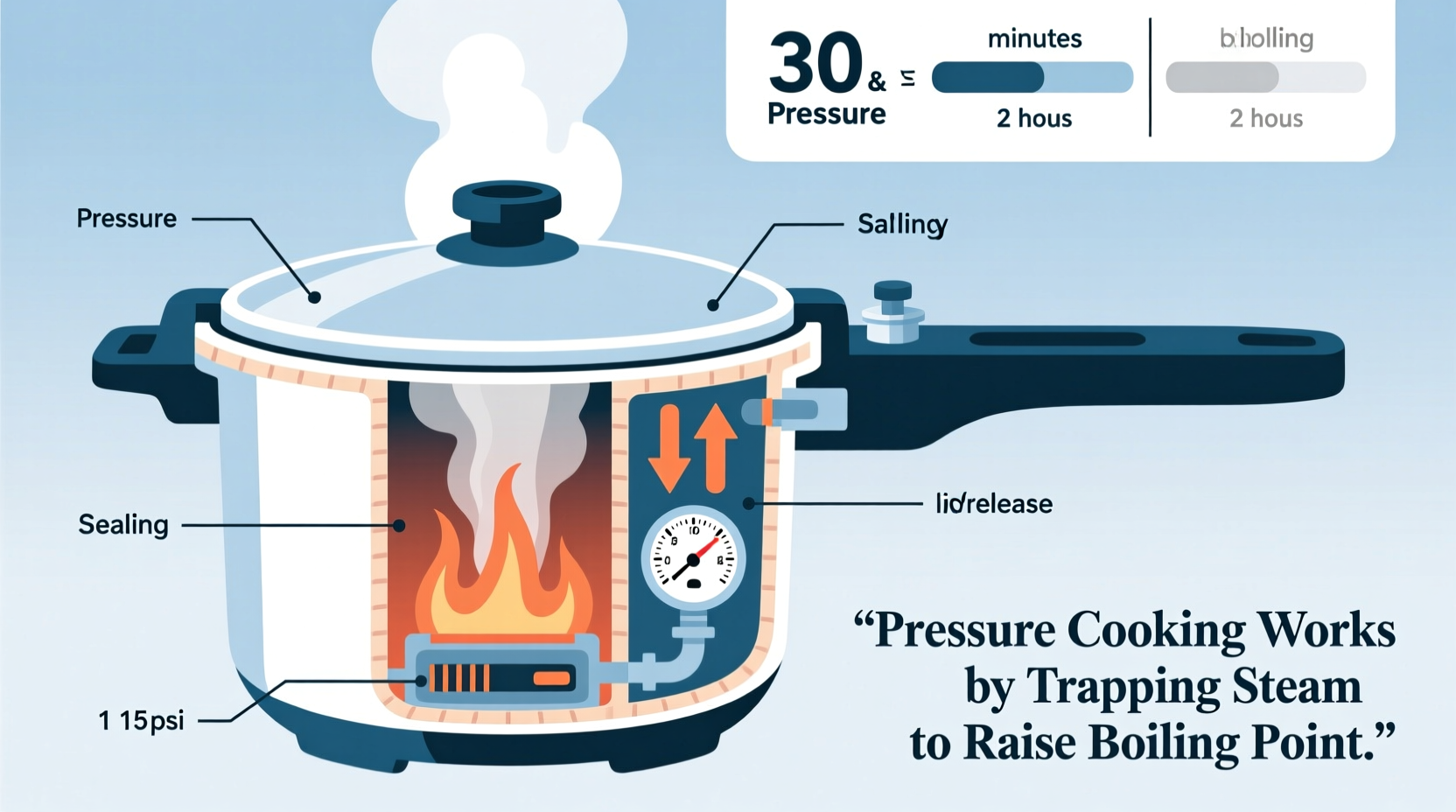 how does pressure cooking work