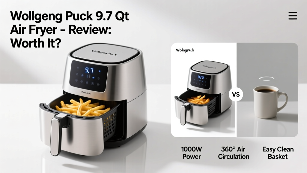 Wolfgang Puck 9.7 Qt Air Fryer Review: Worth It?