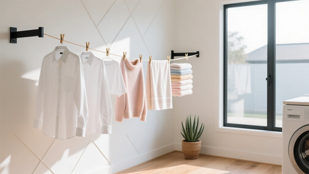 Clothesline Drying Hack: Clip Socks in Pairs Before Hanging