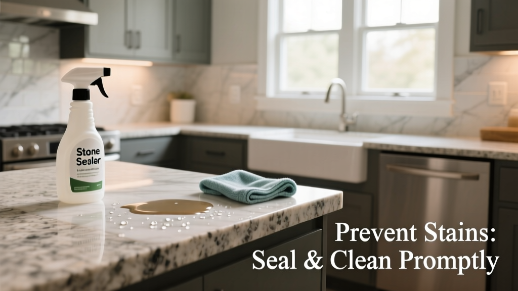 How to Prevent Natural Stone Stains in Kitchens & Baths