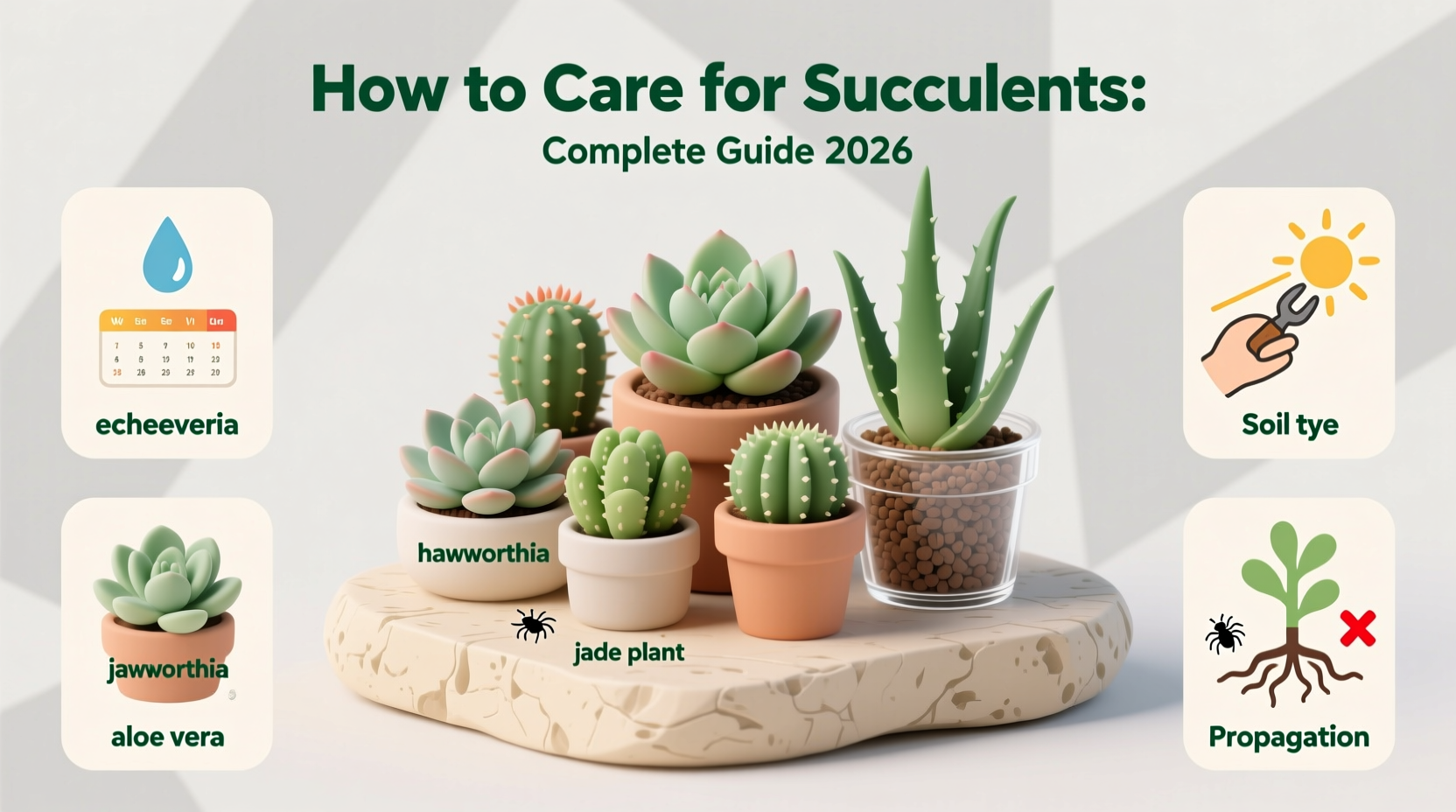7 Succulent Care Secrets | TheHomeSprouts