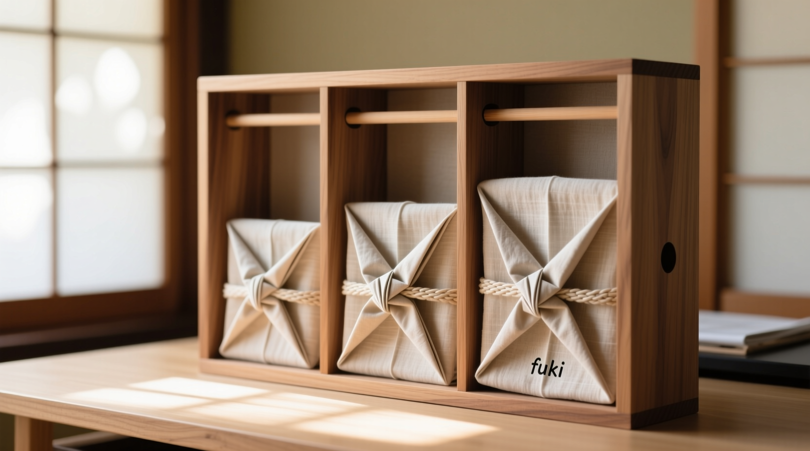 furoshiki closet organization tips