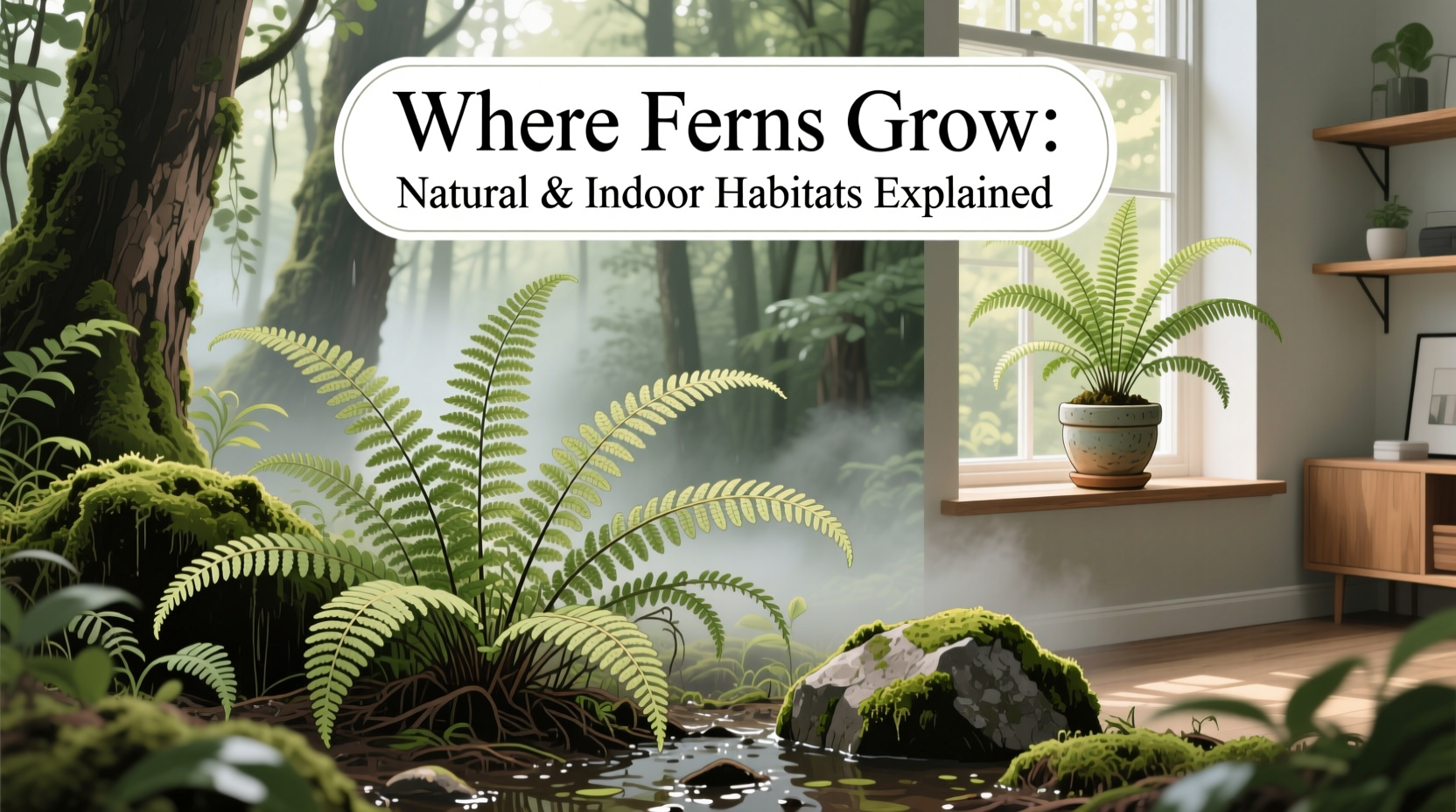 7 Fern Habitats: Indoor & Outdoor | TheHomeSprouts