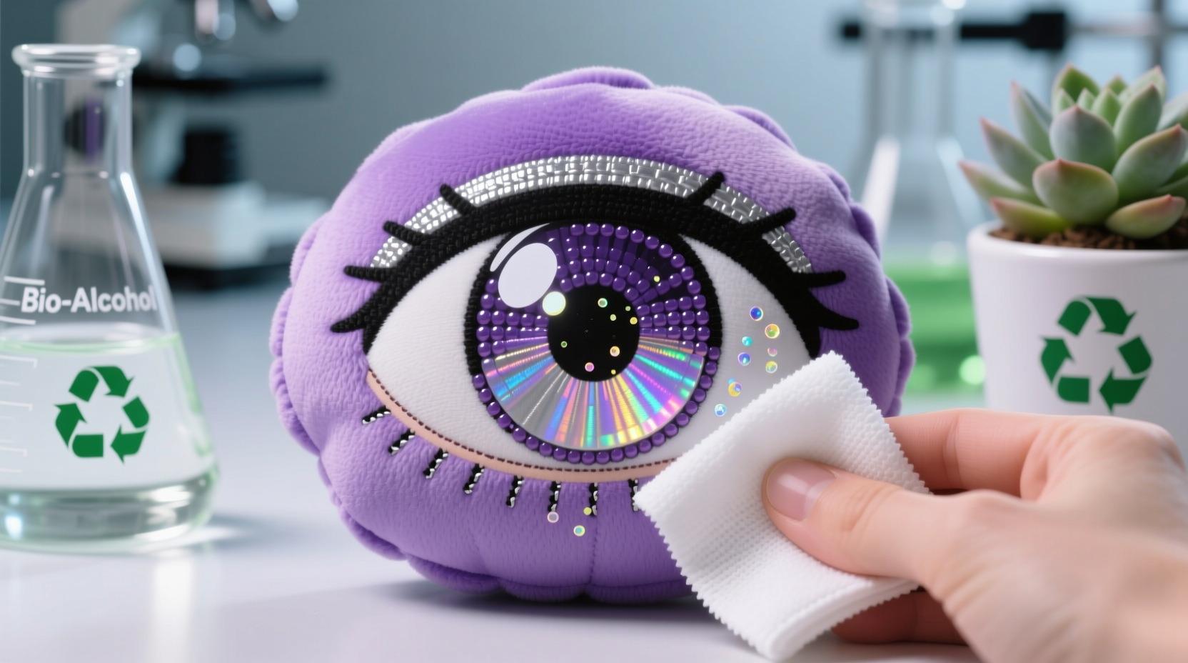 eco friendly cleaning tips for plush eyes