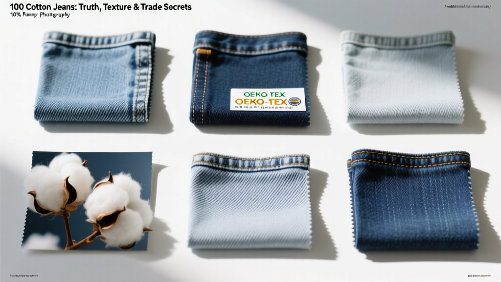 100 Cotton Jeans: Truth, Texture & Trade Secrets