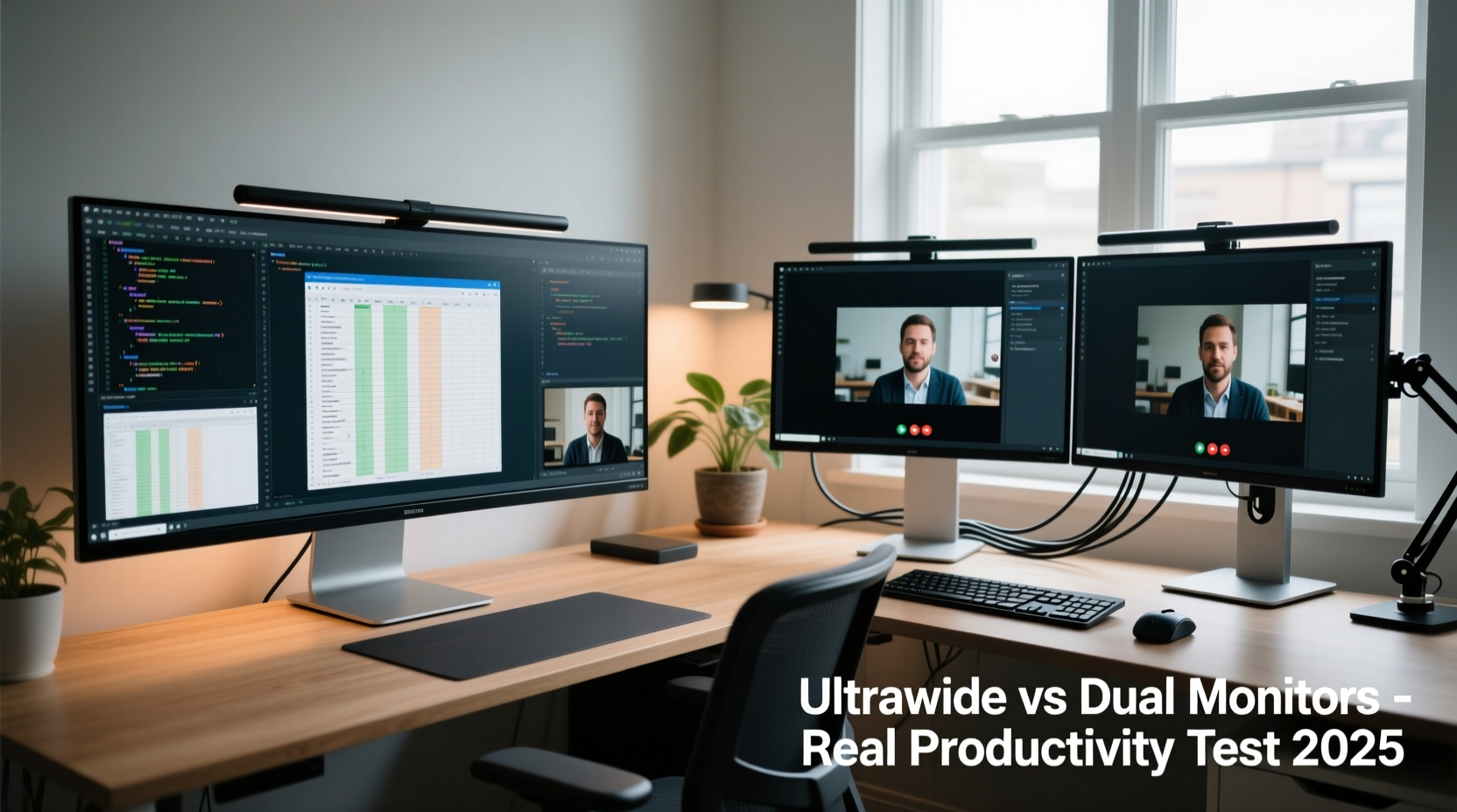 ultrawide monitor vs dual screens productivity gains and setup tips