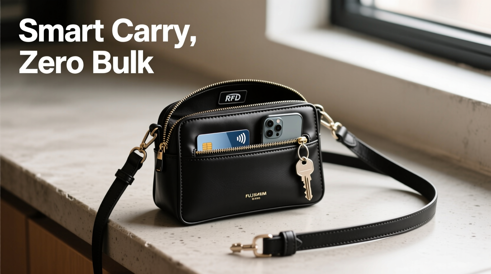 how to discreetly carry essentials in a mini handbag smart organization