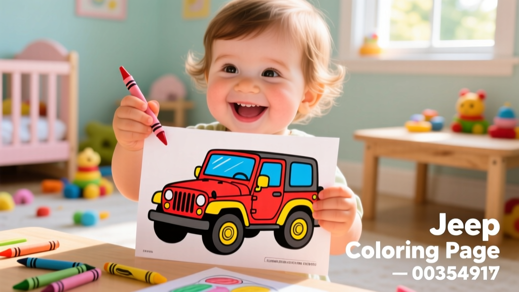 Jeep Coloring Pages_00354919: Developmental Benefits, Classroom Integration, and Age-Appropriate Design Insights