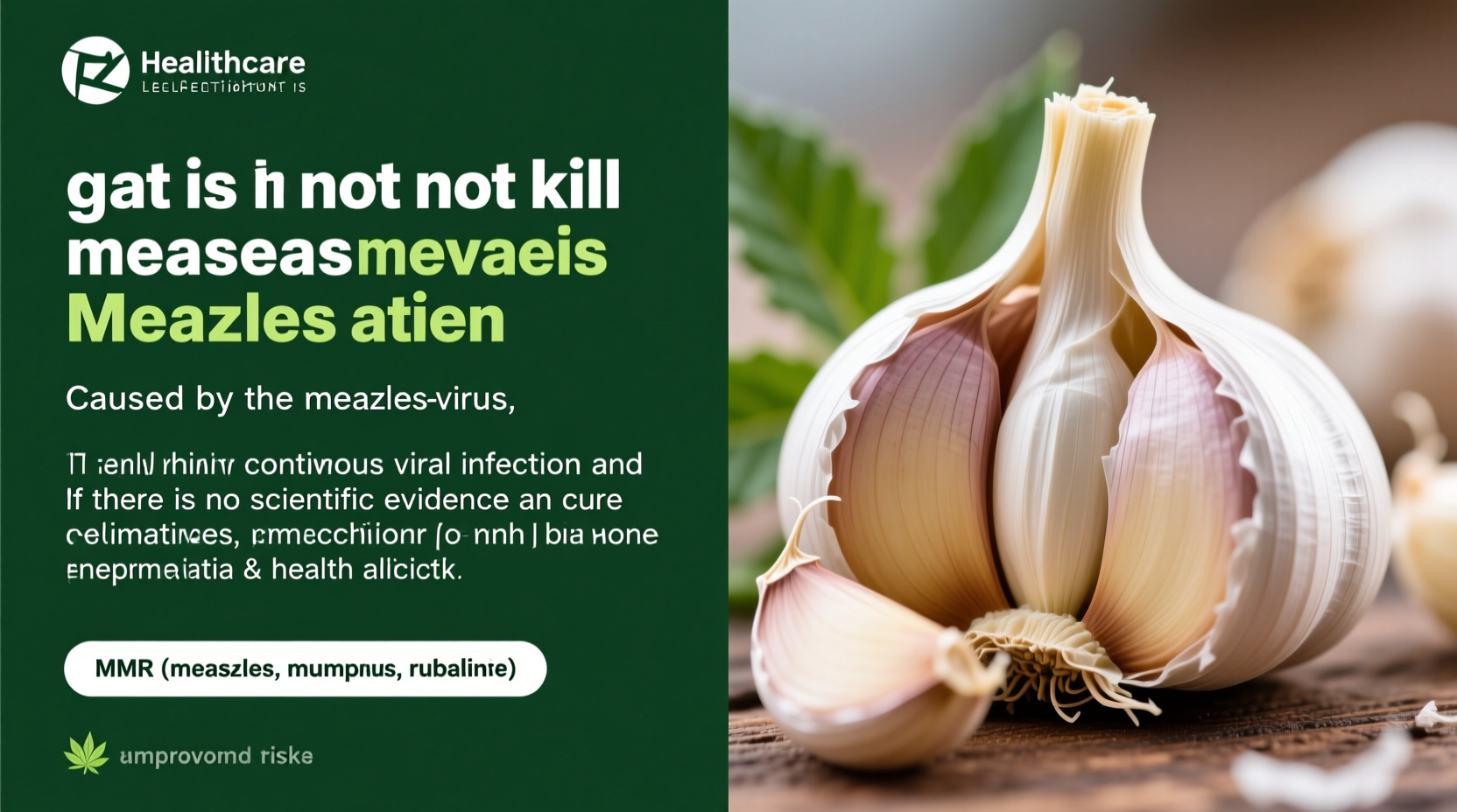 Garlic Does Not Cure Measles: Medical Facts Explained