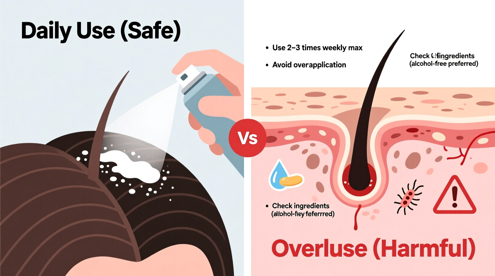 is dry shampoo safe for daily use and when it might be harming your scalp