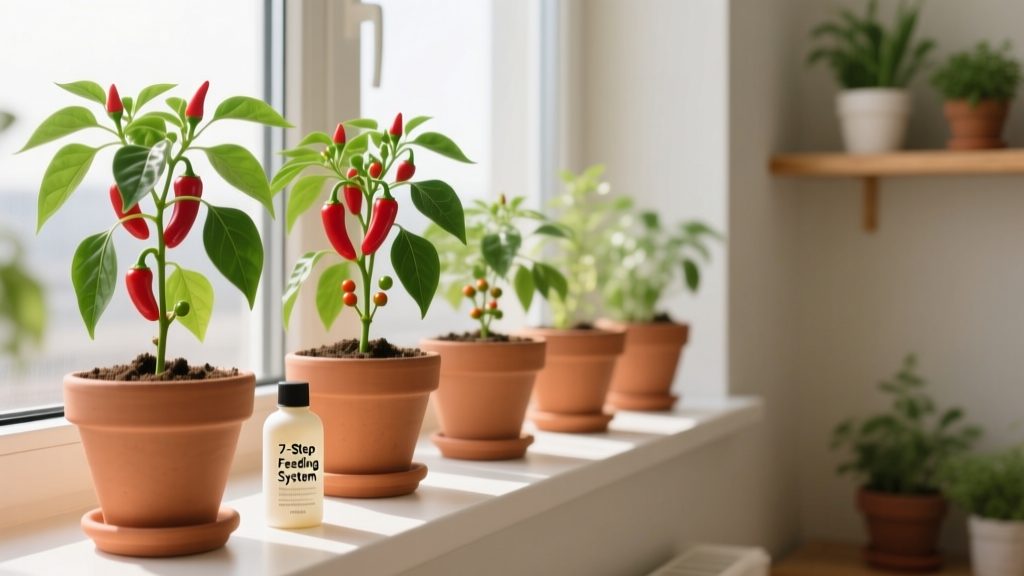 Indoor Chilli Fertilizer: 7-Step System for More Fruit