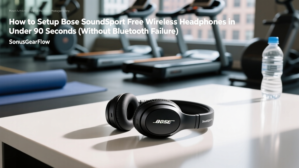 Bose SoundSport Free Setup Guide (2026)