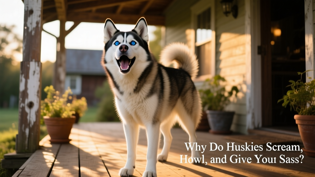 Why Do Huskies Scream, Howl, and Even Give You Sassy Back Talk?