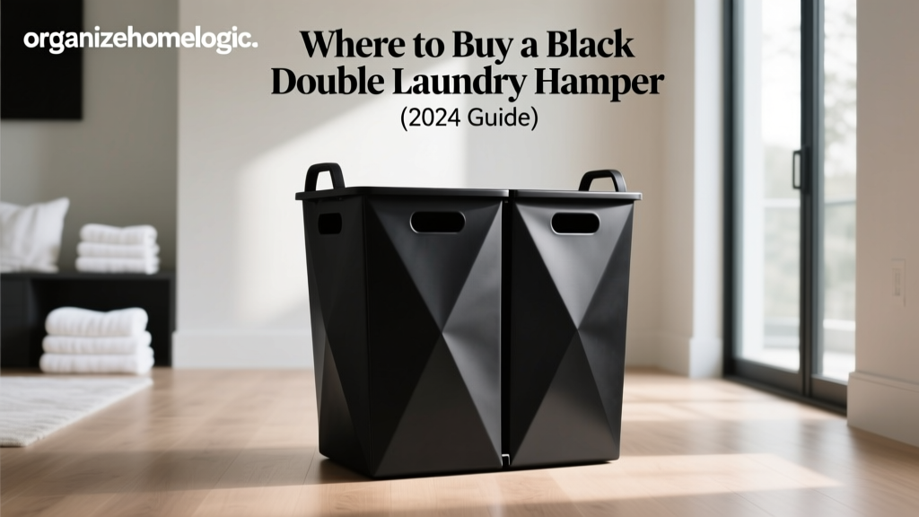 Where to Buy a Black Double Laundry Hamper (2024 Guide)